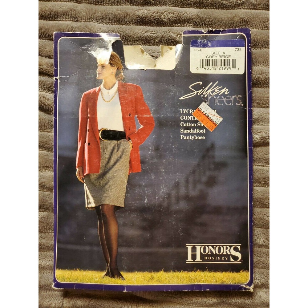 Honors Hosiery Silken Sheers Sheer Sandalfoot